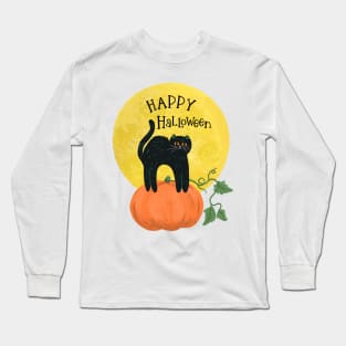 Kitty Halloween Long Sleeve T-Shirt